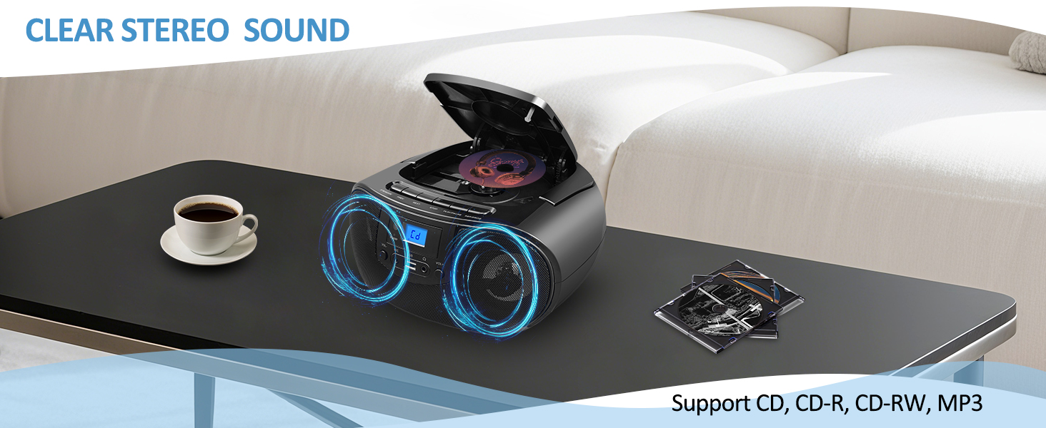 cd player boombox boom box portable
