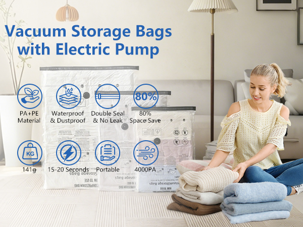 Vacuum storage bag
