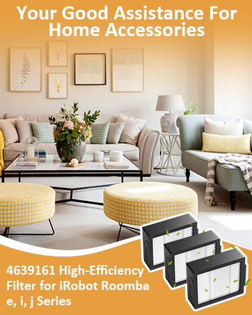 4639161 High-Efficiency Filter for iRobot Roomba e, i, j Series