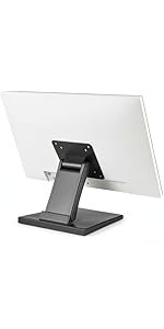 Low Profile Monitor Stand - Foldable Touch Monitor MINI PC Stand Compatible with VESA 75x75 and 100x...