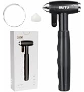 Longzhuo Car Window Breaker Tool, Window Breaker Seatbelt Cutter, Hardened Carbon Steel Window Br...