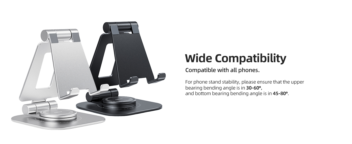 Rotating phone stand
