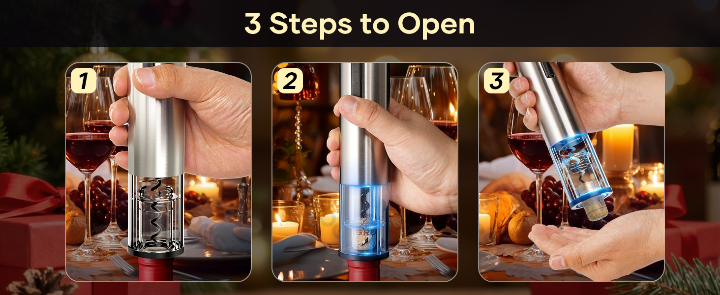 electric wine bottle opener
