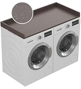 No-installation HDPE Washer Dryer Countertop Washer and Dryer Topper Covers for The Top Laundry C...
