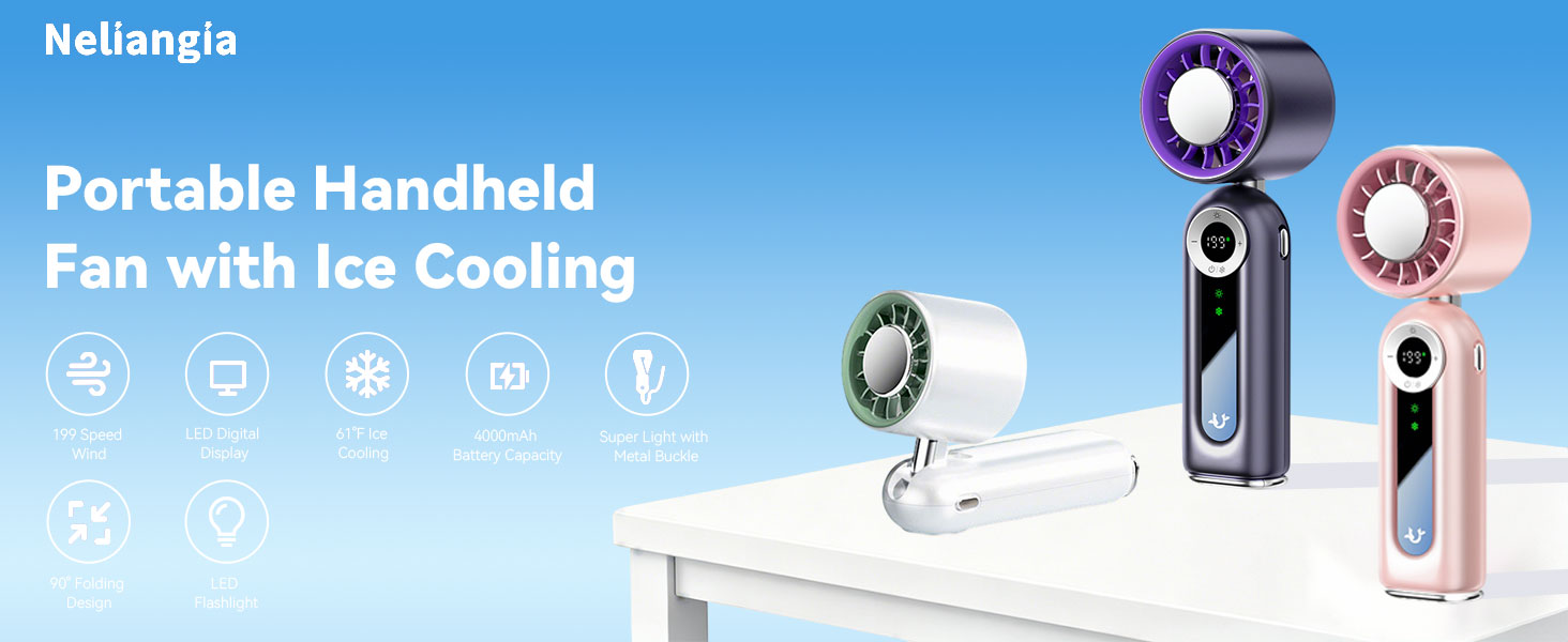 portable handheld fan