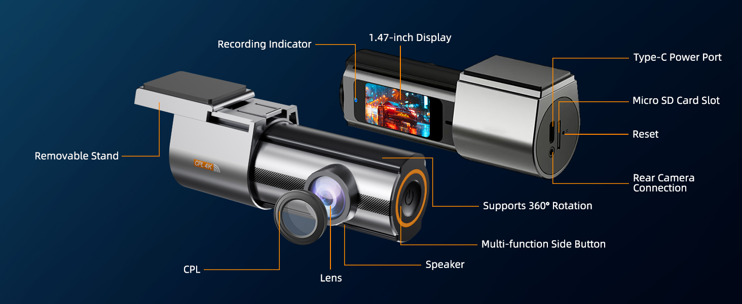 Technical diagram of a lock cylinder mechanism showing labeled internal components including springs, pins, housing, and key channel in blue background.