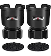 Upgraded Car Cup Holder Expander Adapter with Offset Adjustable Base, Compatible with Yeti 14/24/...