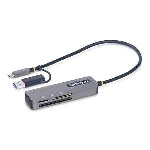 USB 3.0 Multi-Media Memory Card Reader, SD/microSD/CompactFlash Card Reader