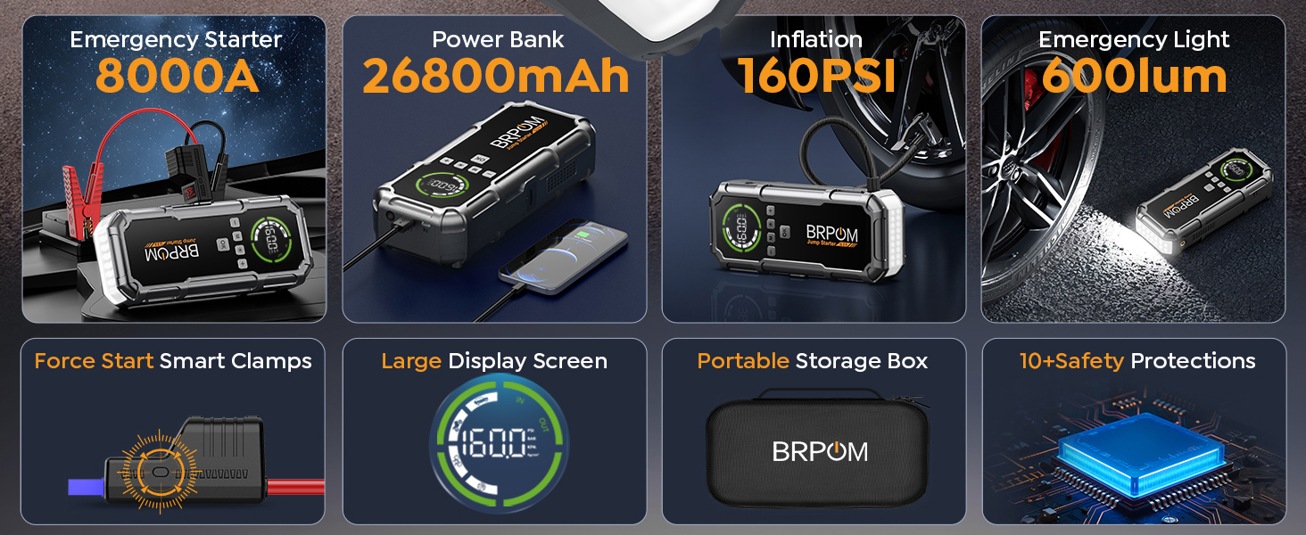 jump starter with air compressor