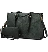LOVEVOOK Laptop Bag for Women, 15.6 inch Laptop Tote Bag Vintage Work Bags for Women Computer Bag...