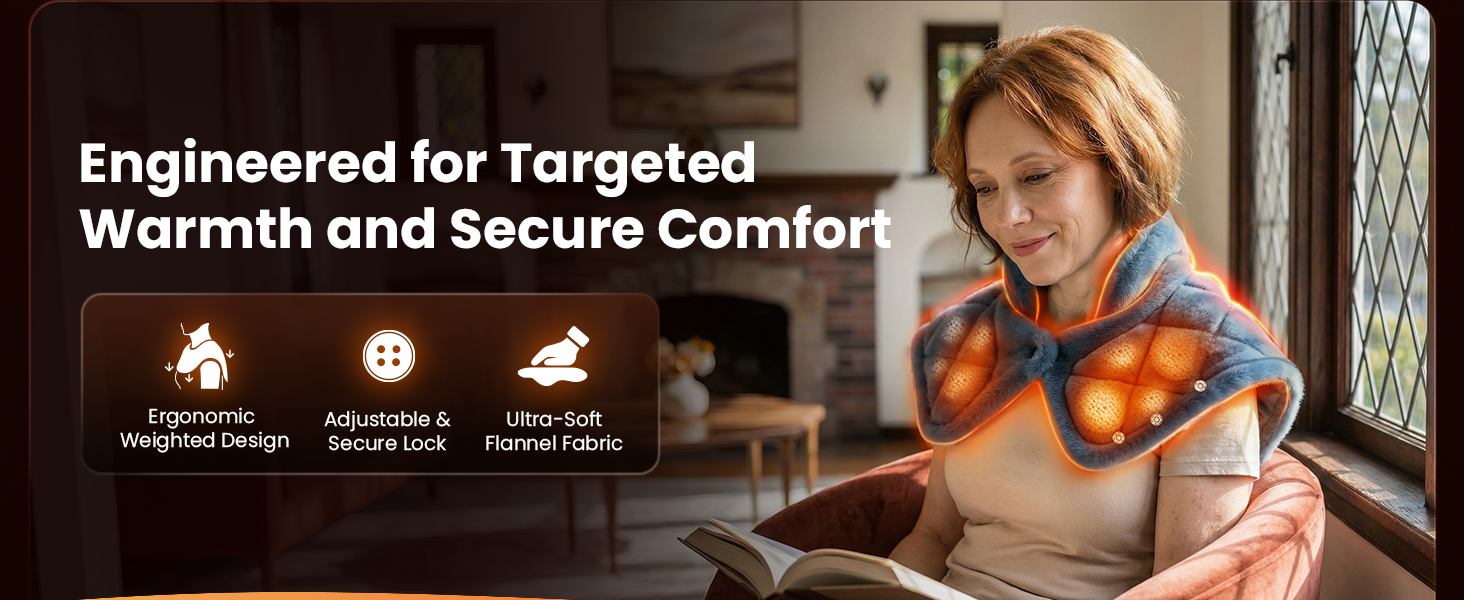 heating pad for neck and shoulders
