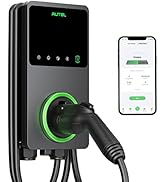 Autel MaxiCharger Home Smart Electric Vehicle (EV) Charger, 50 Amp Level 2 Wi-Fi and Bluetooth En...