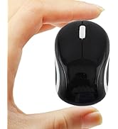 Wireless Mouse Cute Mini Computer Mouse Small Size Pocket Portable Compact Travel USB Optical Mic...