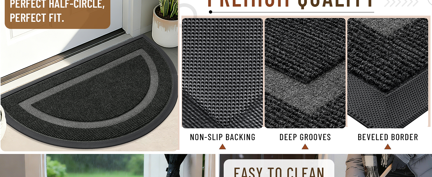 OLANLY Door Mat Outdoor