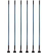 Matthew Cleaning Jaw Clamp Mop Handle, Snap-On Fiberglass Dust Mop Handle for Floor Cleaning, Gri...