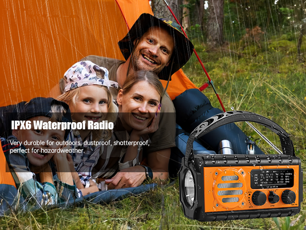 hand cranked flashlight