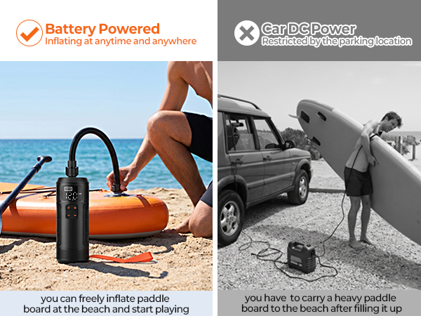 paddle board electric pump