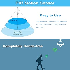 motion sensor porch light bulb