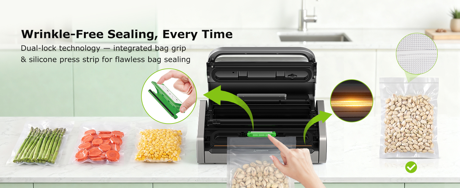 Wrinkle-Free Sealing, Every Time