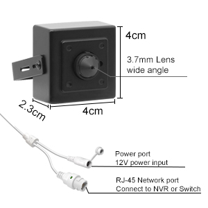 5MP POE IP Security Mini Hidden Spy Camera