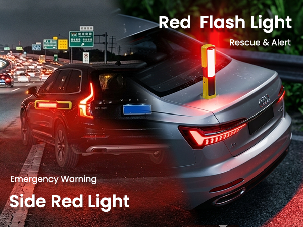 Side Red Light/Red Flash Light