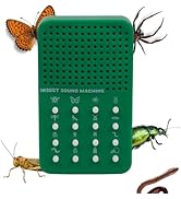 Insect Noisemaker with 16 Sounds, Buzzes, Cricket Chirps, Hisses - Portable Bug Electronic Sound ...