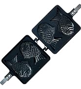 COOKKING - Taiyaki Japanese Fish-shaped Pancake Double Pan, Made in Korea
