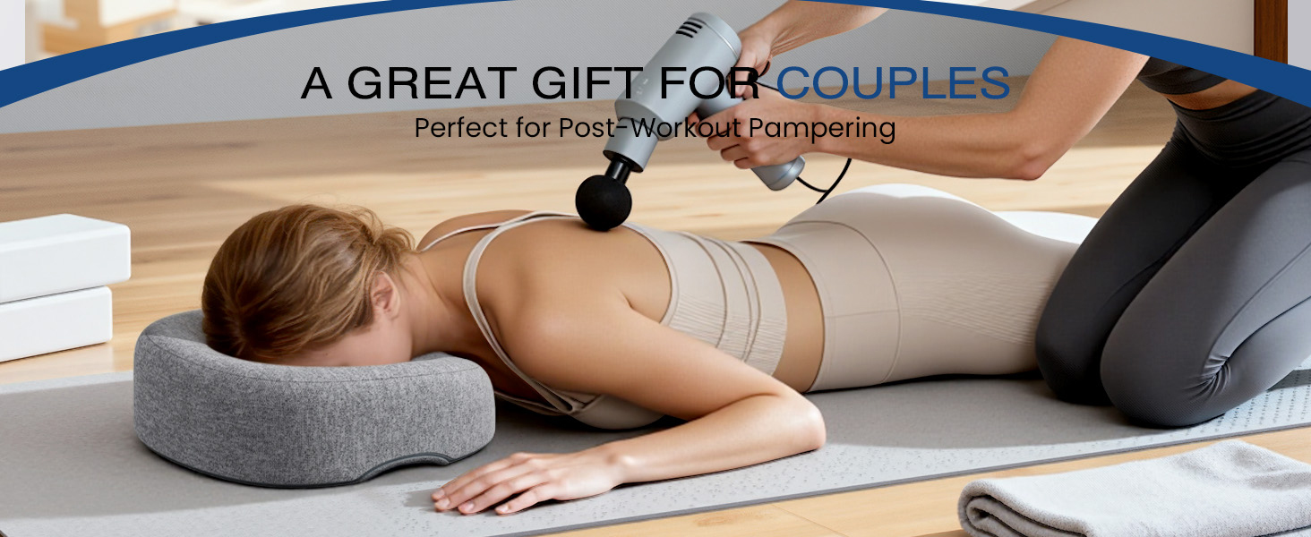 A-Pce Face Down Pillow Massage Headrest for Bed