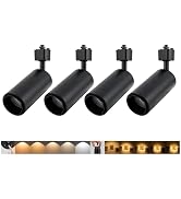 Ajbvp 5CCT LED Track Lighting Heads Dimmable 20W 5CCT 2700K/3000k/3500k/4000k/5000k,Versatile H T...
