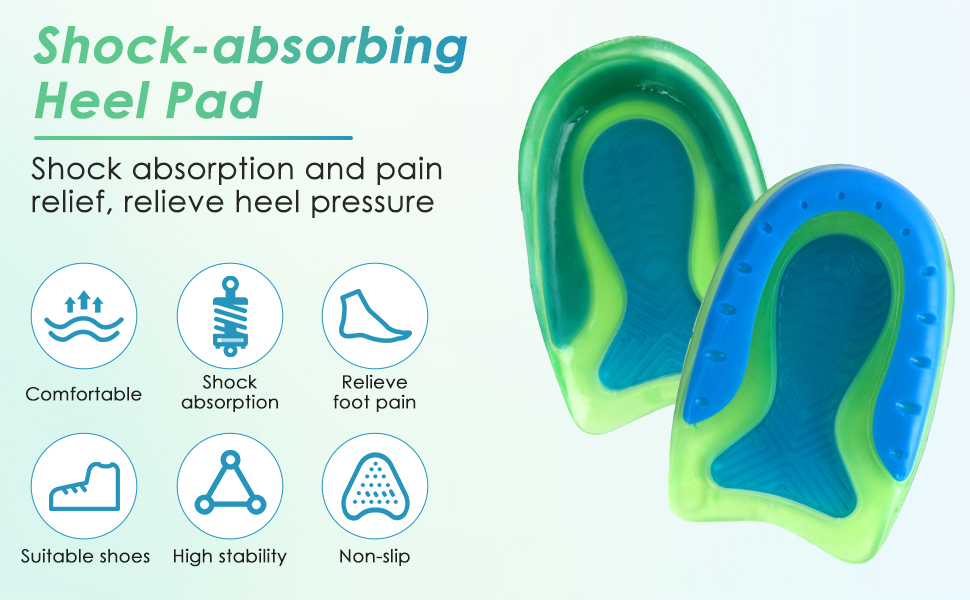 Gel Heel Cups for Shoes