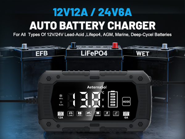 12v lead acid battery charger