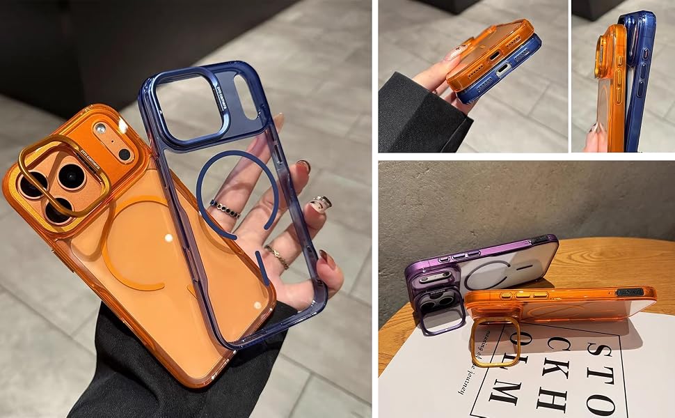 Magnetic Lens with Stand for iPhone 17 Pro Max Case