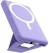 AOGUERBE for Magsafe Power Bank, 10000mAh Foldable Magnetic Battery Pack with LED Display, 3 in 1...