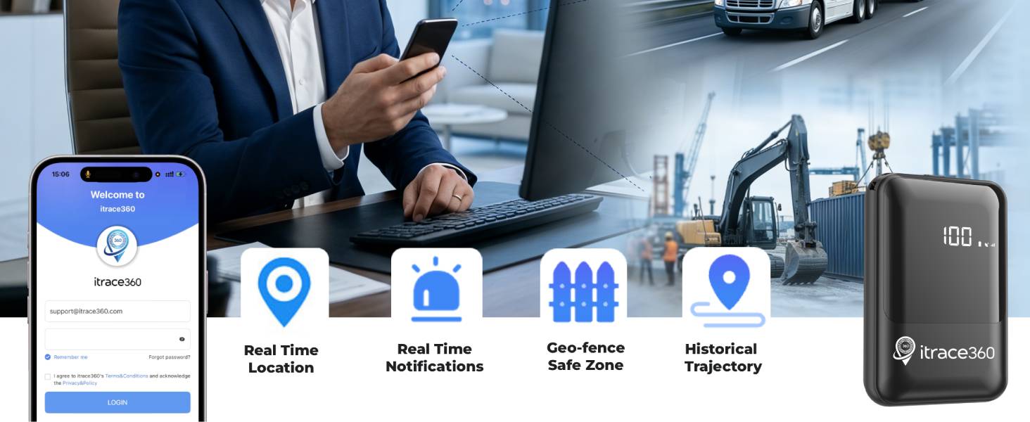 GPS tracker for vehicles, real time location, notification, geo-fence annd location history.
