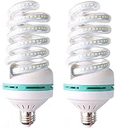 30W Spiral LED Bulbs, E26/E27 LED Corn Light Bulbs (250W Incandescent Equivalent), Daylight White...