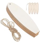 VILLCASE 30pcs Small Wooden Surfboard Cutouts for Crafts - 6.3inch Unfinished Wood Pieces for Pai...