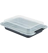 Anolon Advanced Nonstick Baking Pan With Lid / Nonstick Cake Pan With Lid, Rectangle - 9 Inch x 1...