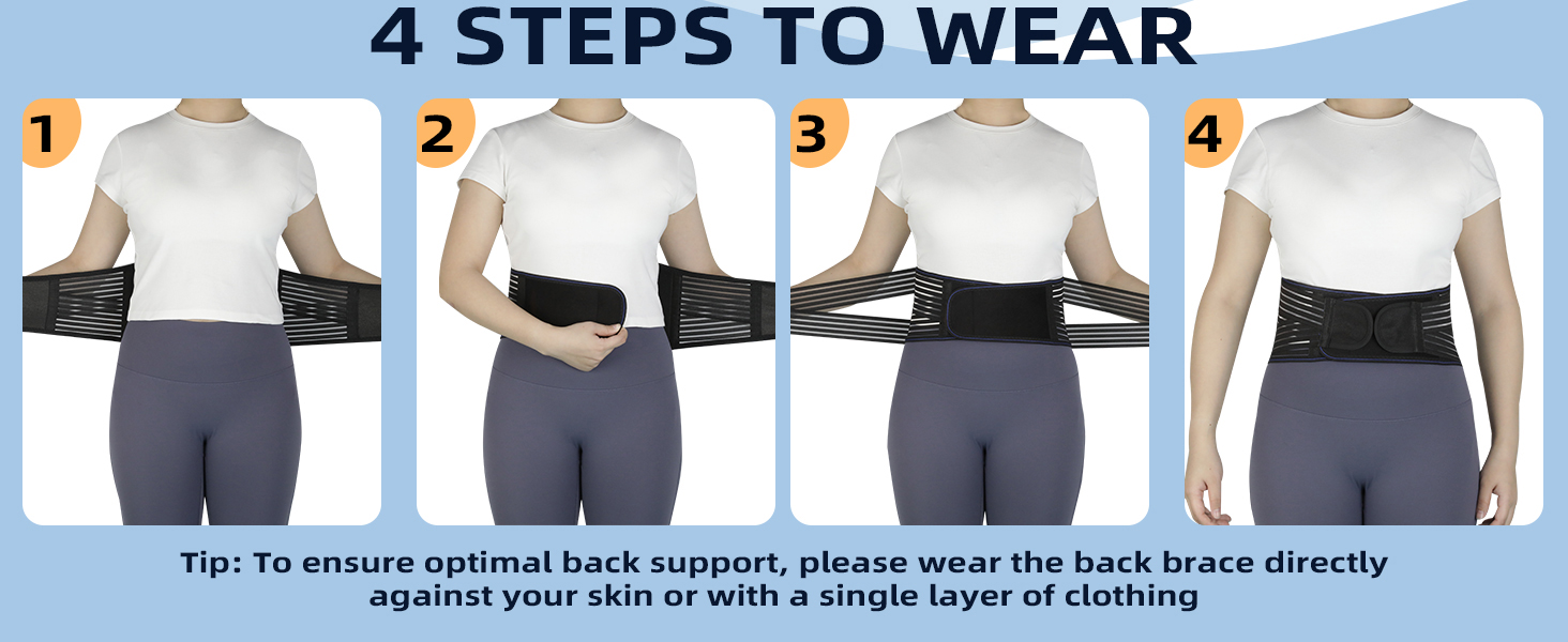 back support belt
