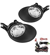 A ABIGAIL Driving Fog Lights Lamps Replacement for 2002-2008 Dodge Ram 1500/2500/3500 Pickup Truc...