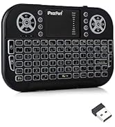 iPazzPort (Upgrade Mini Bluetooth Keyboard with Touchpad Mouse Portable 2.4G Wireless Keyboard wi...