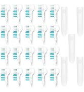 20Pcs Electric Oral Toothbrush Replacements Heads Dual Cross Action Clean Attachments Sensitive B...