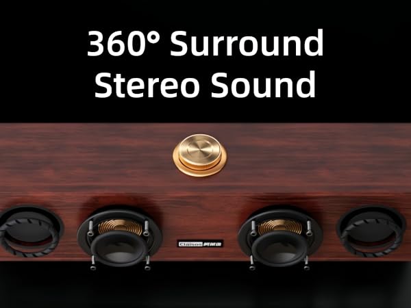 360° surround stereo sound