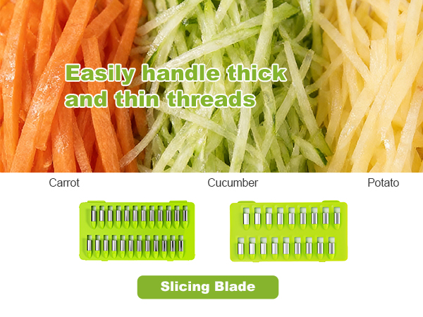 Easily handle thick and thin threads