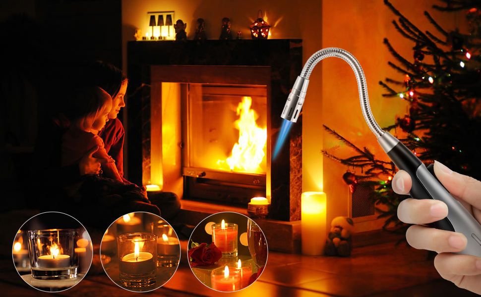 butane lighter candle torch flexible adjustable