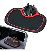 Zosgrew Multifunctional Car Anti-slip Mat, Car Dashboard Anti-slip Pad with Temporary License Pla...