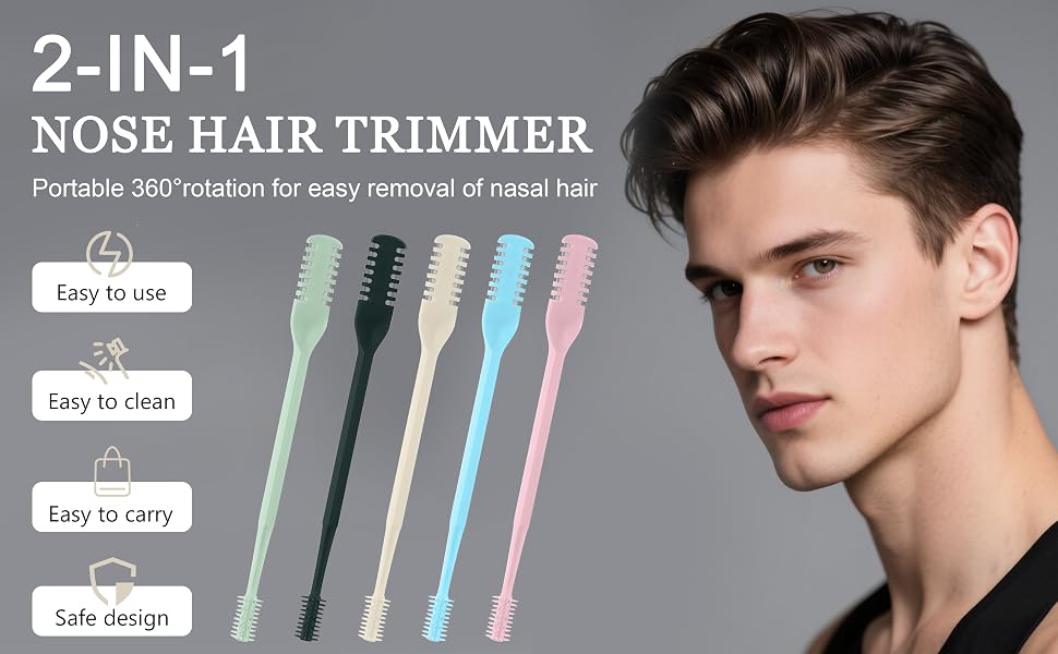 2-IN-1 NOSE HAIR TRIMMER