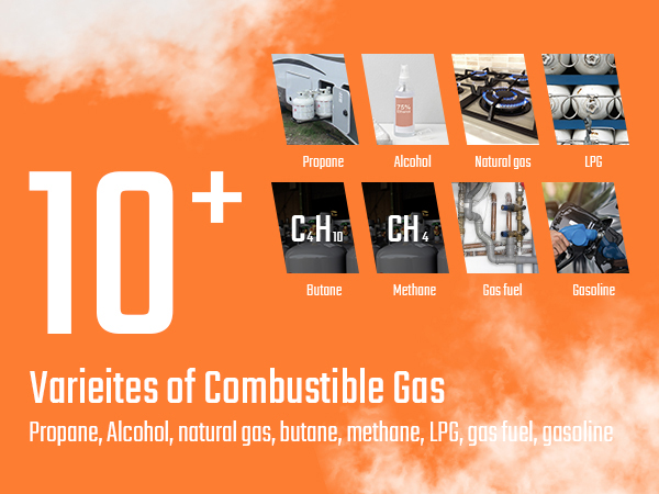 TOPTES PT520A Gas Leak Detector Natural Gas Detector