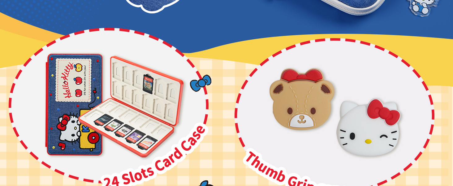 24 slots card case and thumb grips