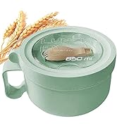 MUUBOOX Wheat Straw Microwave Ramen Bowl Set Noodle Bowls,Microwave Safe Instant Noodles Soup Bow...