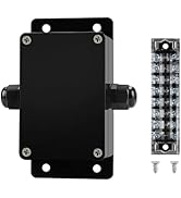 ABS IP67 Waterproof Dustproof Electrical Junction Box, with 15A 600V Barrier Terminal Cable Conne...